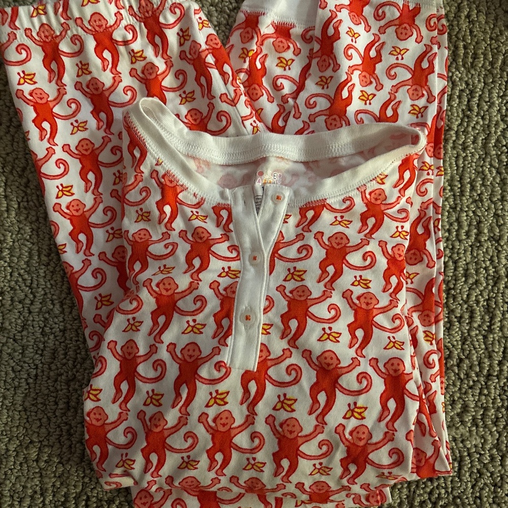 Roller Rabbit PJs and Bag